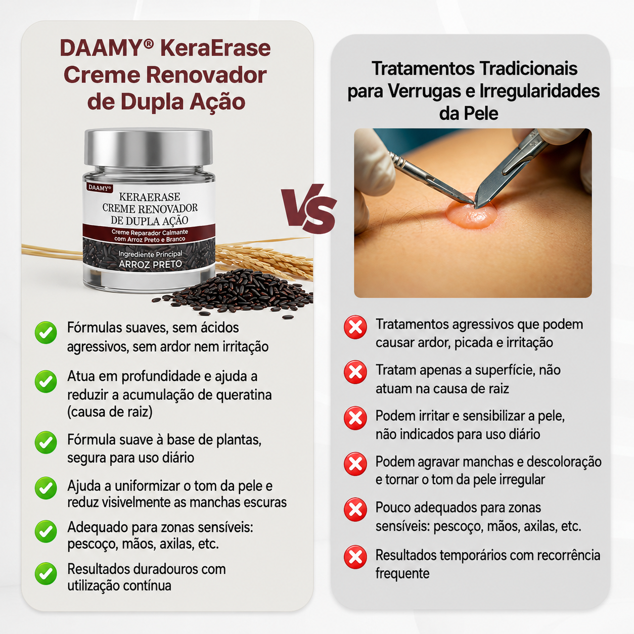 👩‍⚕️🌿𝑫𝑨𝑨𝑴𝒀® KeraErase Creme Renovador de Dupla Ação